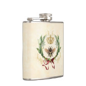 Moderne  botanische koningin heupfles (Rechts)