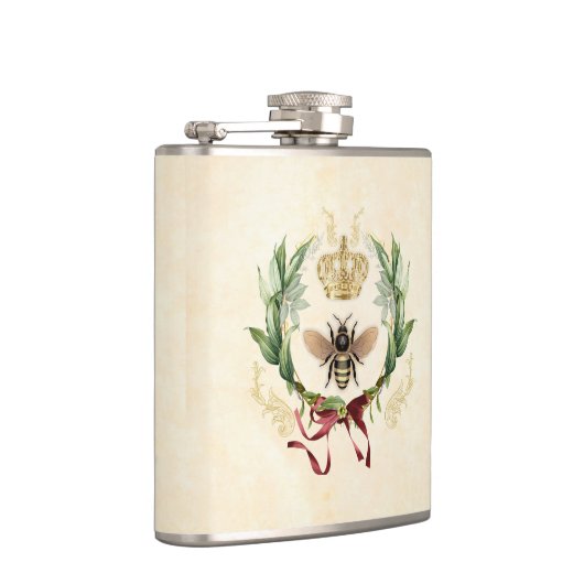 Moderne  botanische koningin heupfles (Rechts)