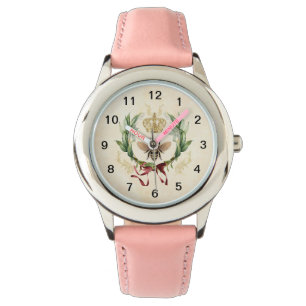 Moderne  botanische koningin horloge