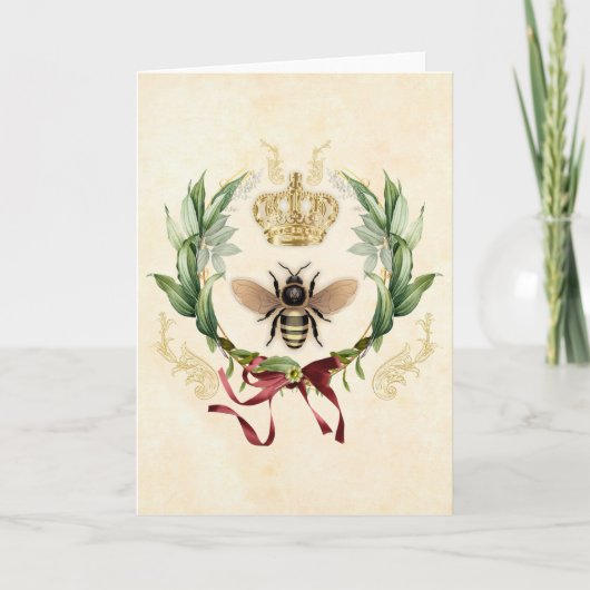 Moderne  botanische koningin kaart (Voorkant)