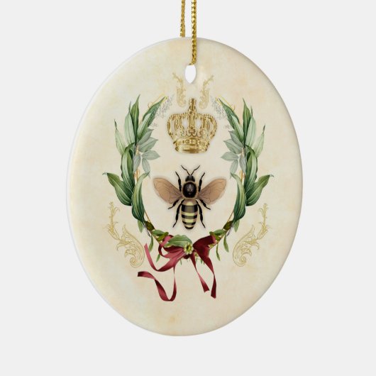 Moderne  botanische koningin keramisch ornament (Rechts)