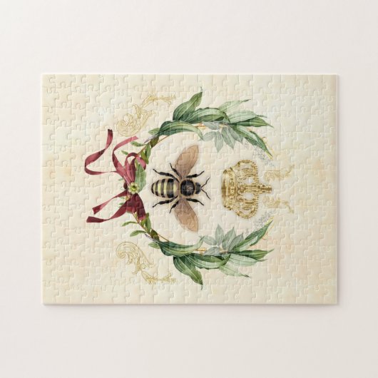 Moderne  botanische koningin legpuzzel (Horizontaal)