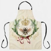 Moderne  botanische koningin schort (Voorkant)