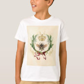 Moderne  botanische koningin t-shirt (Voorkant)