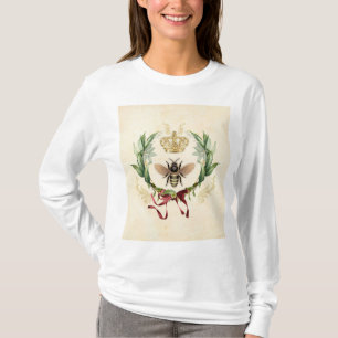 Moderne  botanische koningin t-shirt
