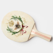 Moderne  botanische koningin tafeltennisbatje (Zijkant)
