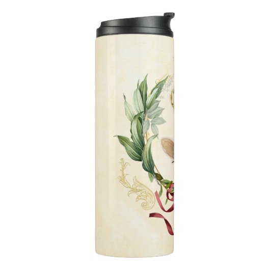 Moderne  botanische koningin thermosbeker (Gedraaid links)