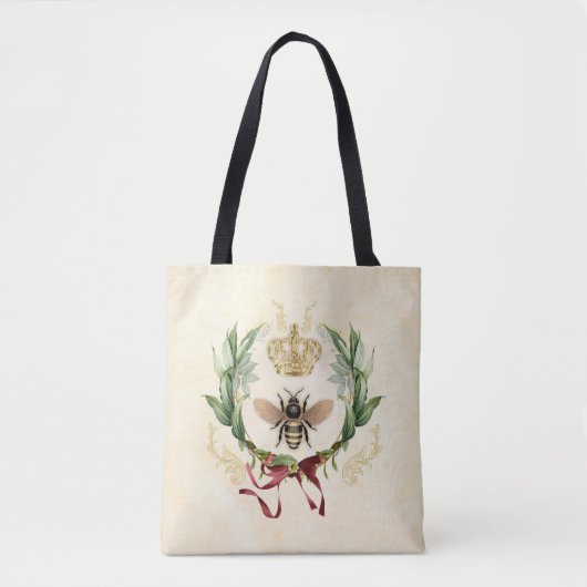 Moderne  botanische koningin tote bag (Voorkant)