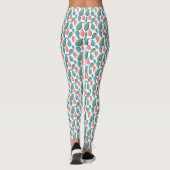 Moderne botanische kunst leggings (Achterkant)