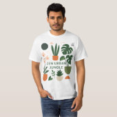Moderne botanische kunst Print: Zen Urban Oerwoud  T-shirt (Voorkant volledig)