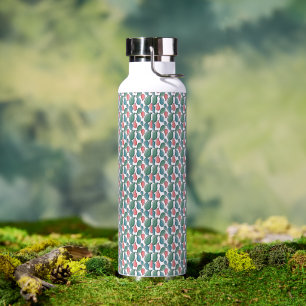 Moderne botanische kunst waterfles
