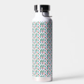Moderne botanische kunst waterfles (Links)