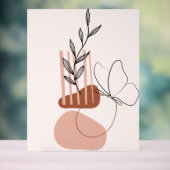 Moderne Botanische Kunstprint, Acryl Bord (Neutraal)