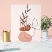 Moderne Botanische Kunstprint, Acryl Bord (Huwelijk)