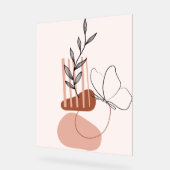 Moderne Botanische Kunstprint, Acryl Bord (Hoek)