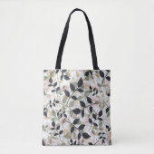Moderne botanische lagen van bladeren tote bag (Voorkant)
