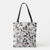 Moderne botanische lagen van bladeren tote bag (Achterkant)