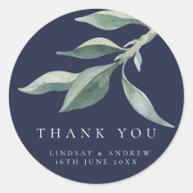 Moderne botanische lederen die het pleisterzegel v