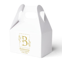 Moderne botanische letter B op maat