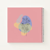 Moderne Botanische Lijn Kunst Dankbaarheid Journaa Notitieboek (Achterkant)