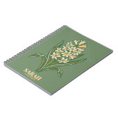 Moderne Botanische Pasen Blessings Notitieboek (Linkerzijde)