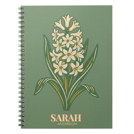 Moderne Botanische Pasen Blessings Notitieboek (Voorkant)