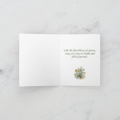 Moderne Botanische Pasen Wensen (Binnen)