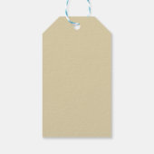 Moderne Botanische Pasen Wensen Cadeaulabel (Achterkant)