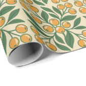 Moderne Botanische Pasen Wensen Cadeaupapier (Rol Hoek)