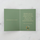Moderne Botanische Pasen Wensen Kaart (Binnen)