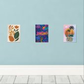 Moderne Botanische Pear Art Print Muurkunst Sets (Houten vloer)