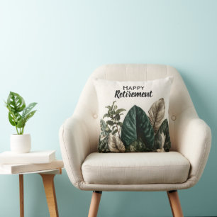 Moderne botanische print van tropische bladeren kussen