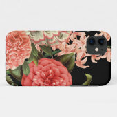 moderne botanische roze bloemen Case-Mate iPhone case (Achterkant (horizontaal))