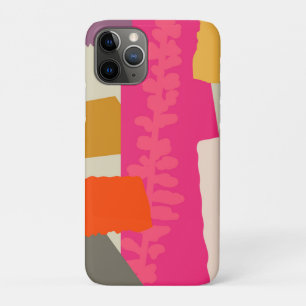 Moderne botanische silhouet artistieke kleurblokke Case-Mate iPhone case