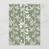 Moderne botanische silhouetkunst 'Forest Breeze' Briefkaart (Voorkant)