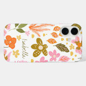 Moderne Botanische Spring Floral - Aangepast Case-Mate iPhone Case (Achterkant (horizontaal))