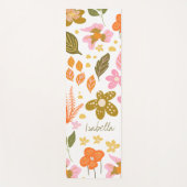  Moderne Botanische Spring Floral - Aangepast Yogamat (Voorkant)