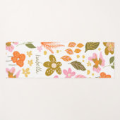  Moderne Botanische Spring Floral - Aangepast Yogamat (Voorkant (horizontaal))