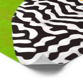 Moderne botanische vaas stilleven poster (Hoek)