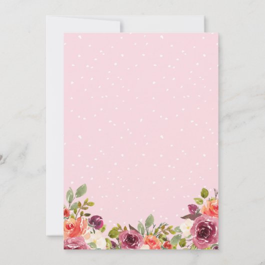 Moderne botanische vezel Afstudeerder Graduation P Kaart (Achterkant)