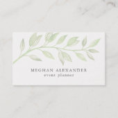 Moderne botanische Visitekaartje (Voorkant)