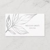 Moderne botanische Visitekaartje (Voorkant)