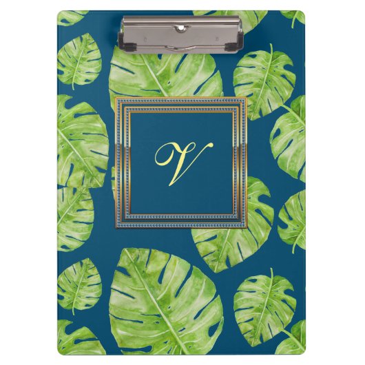 Moderne botanische Waterverf bloeien #2 Klembord (Voorkant)