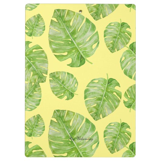 Moderne botanische Waterverf bloeien #3 Klembord (Achterkant)