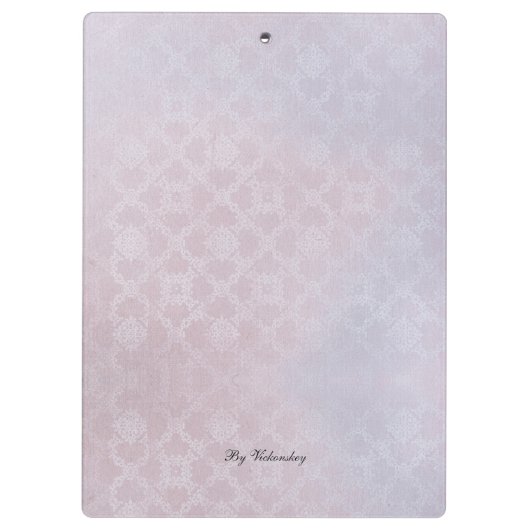 Moderne botanische Waterverf Floral Pattern logo Klembord (Achterkant)