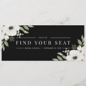 Moderne botanische zeegraatkoptekst voor zwarte fl (Achterkant)