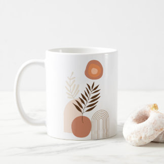 Moderne Botanische Zonsopgang | Positieve Vibes  Koffiemok