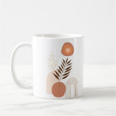 Moderne Botanische Zonsopgang | Positieve Vibes  Koffiemok (Links)