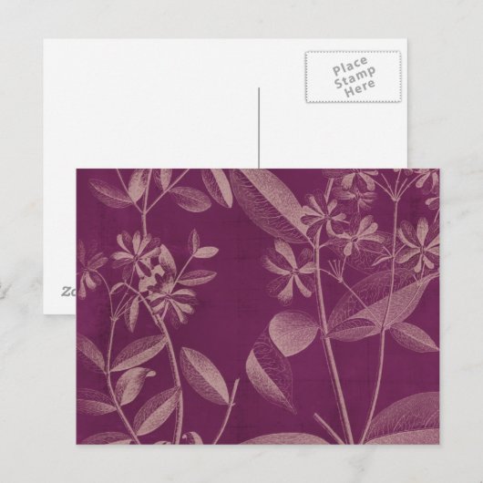 Moderne botany III Briefkaart (Voorkant / Achterkant)