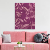 Moderne botany III Canvas Afdruk (Insitu (Woonkamer))